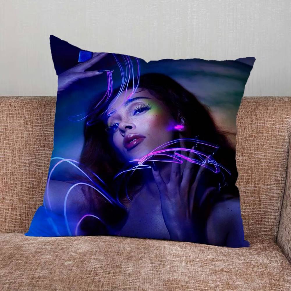 DDoja Singer CCat Print Pattern Sofa Cushion Cover Pillowcase Home Party Car Bedding