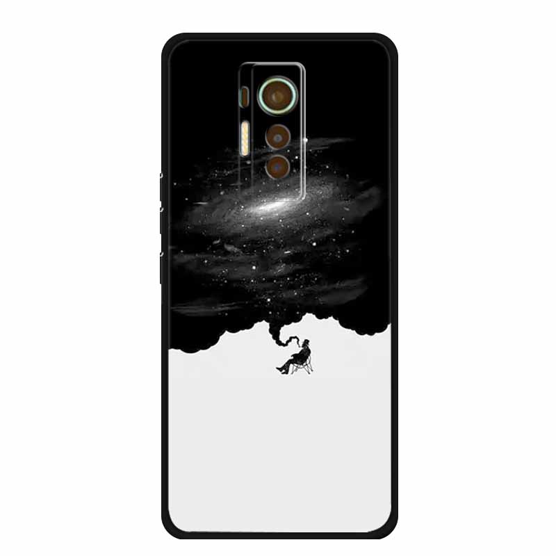 For Tecno Phantom X 2021 Case Luxury TPU Silicone Soft Cover Phone Cases for PhantomX 2021 AC8 Protection Cartoon Bumper Etui