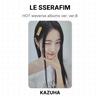 LE SSERAFIM ГОРЯЧИЕ weverse альбомы версия. вер.B Официальная фотокарточка