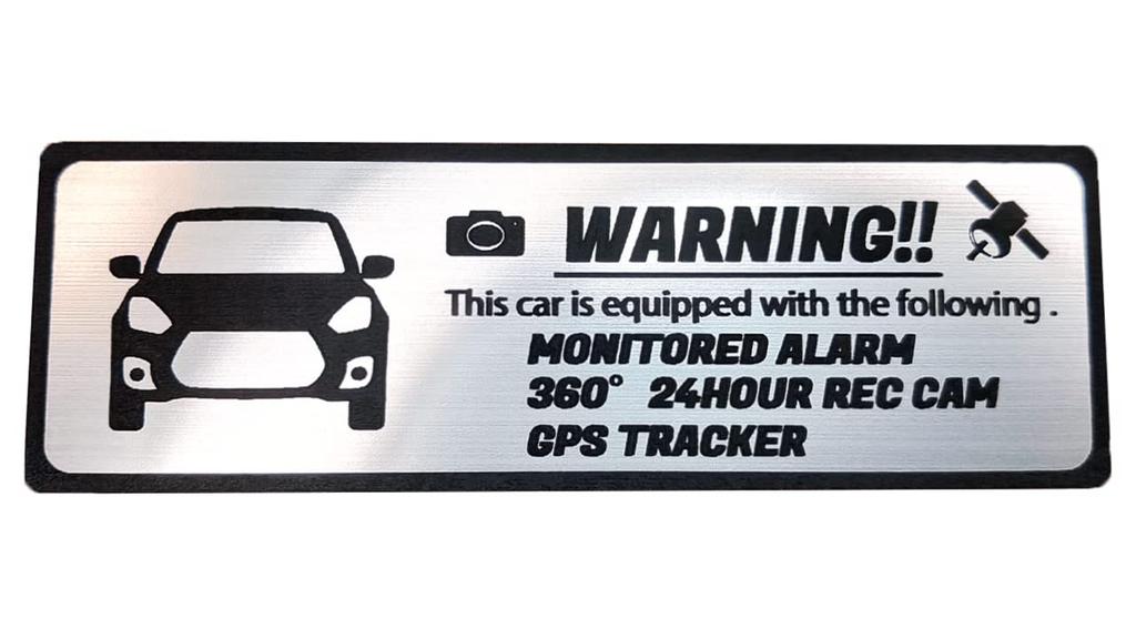 [Honami Works] ZC33S 4th Generation SWIFT SPORT Security Emblem 24-hour Monitoring Drive Recorder GPS Tracker Sticker