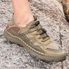 Men's Casual Shoes Leather Mesh Sneakers Outdoor Shoes