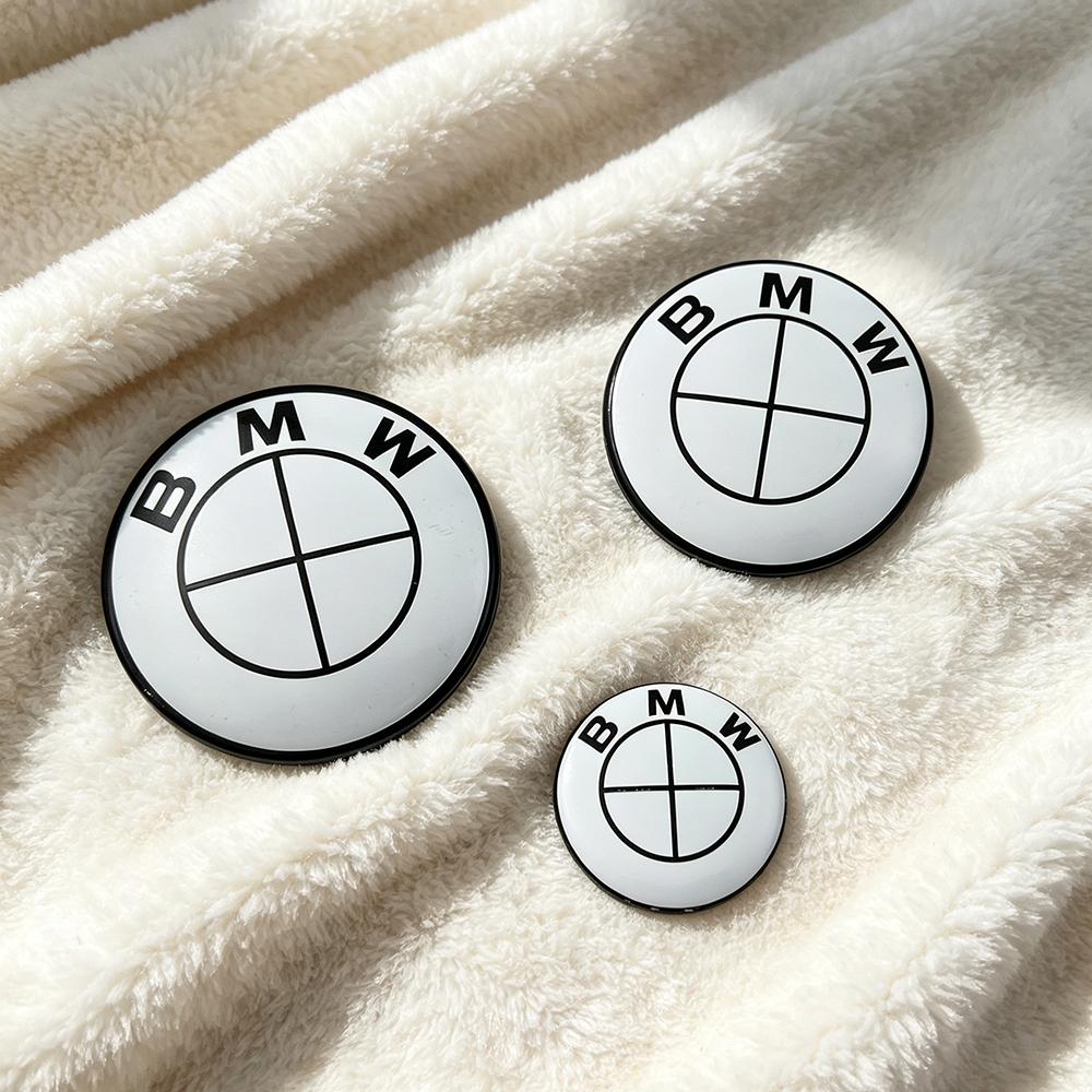 2026 Hot Car Logo Front Hood Rear Trunk Emblem 3pcs 74mm 82mm For BMW M Logo E46 E36 E34 F10 E90 F30 E60 F30 E53 E30 E92 E87 Accessories