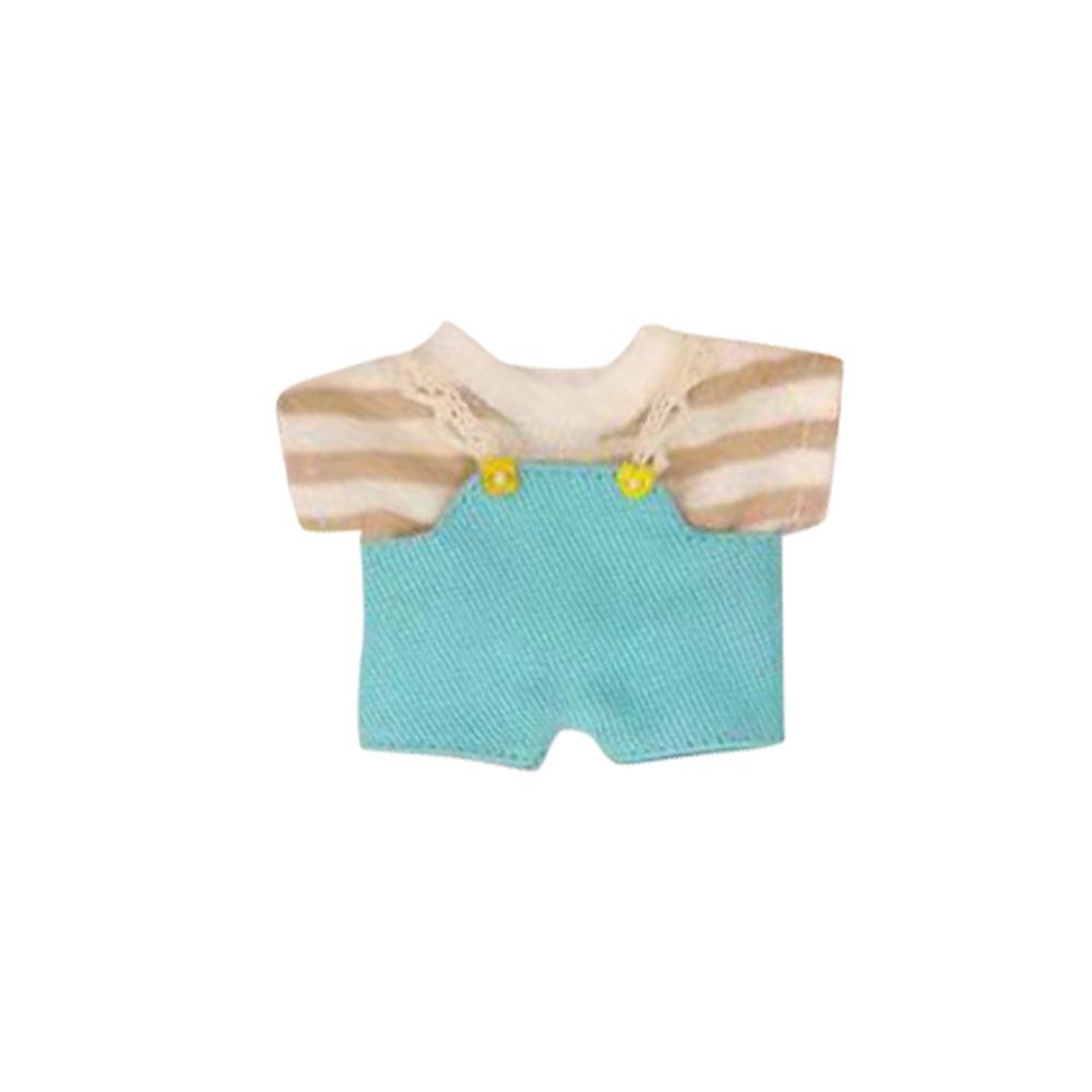 Handmade Doll Rompers Outfits Multi-colors Doll Clothes Doll Pants T-shirt  For 10cm Cotton Dolls