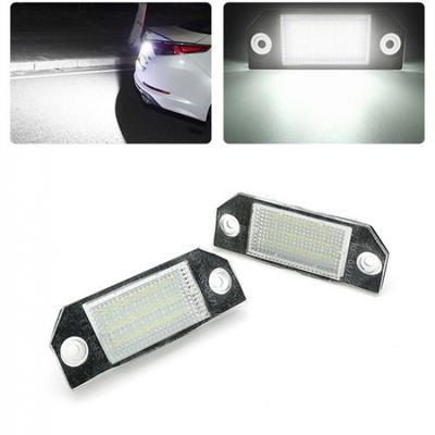 2x Белые светодиодные фонари подсветки номерного знака для Ford Focus C-MAX /MK2 2003-07