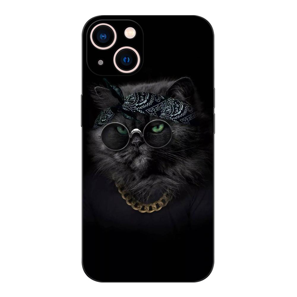 Black Tpu Case For OPPO Reno 7 7Z 8 Lite 4G 5G PRO F11 F17 F15 F19 F19S F21 British Shorthair Cat
