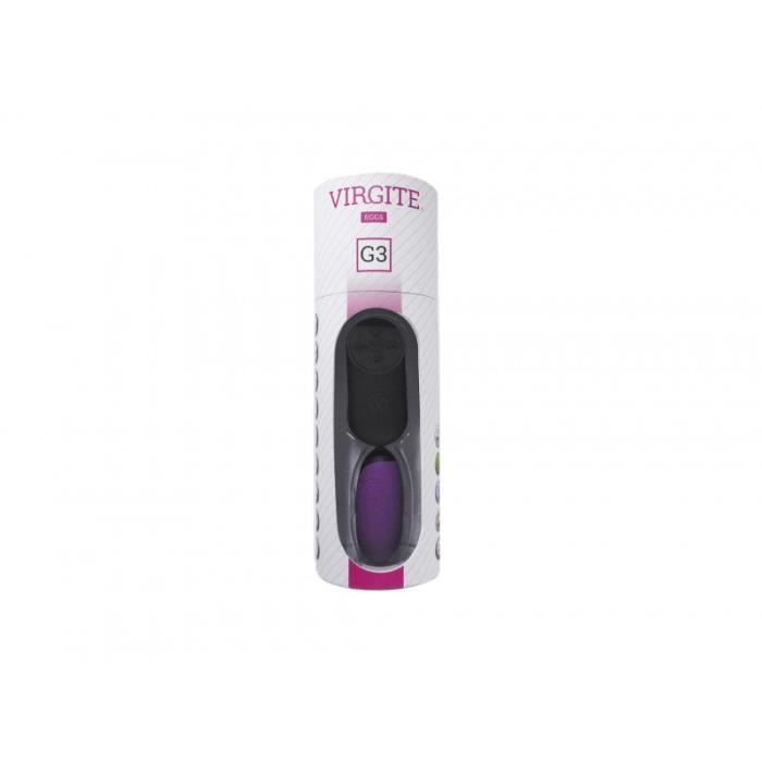 Masturbateur - MEN - Virgite-Egg G3 - Violet - 7 Modes de Vibration - Rechargeable à Distance