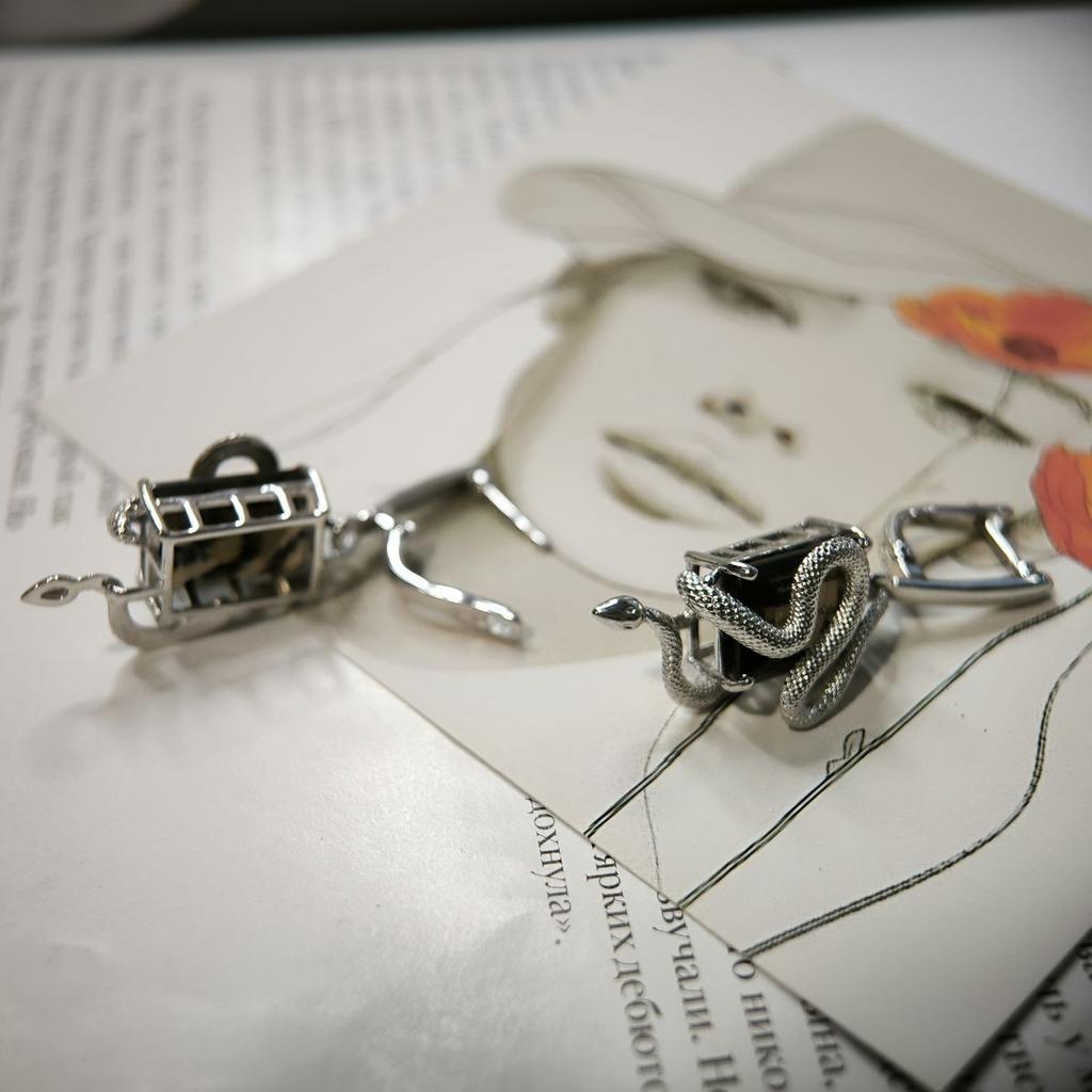 Серебряные серьги с натуральным раухтопазом (дымчатым кварцем) 15.158ct (2177807)