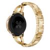 Браслет с бриллиантами 18 мм, 20 мм, 22 мм для Samsung Galaxy Watch4 3 S3 Active2 Garmin Venu 2S 2plus Vivoactive 4s, металлический ремешок