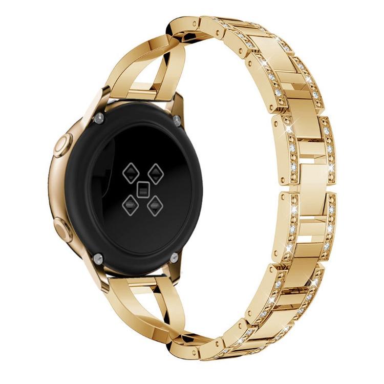 Браслет с бриллиантами 18 мм, 20 мм, 22 мм для Samsung Galaxy Watch4 3 S3 Active2 Garmin Venu 2S 2plus Vivoactive 4s, металлический ремешок