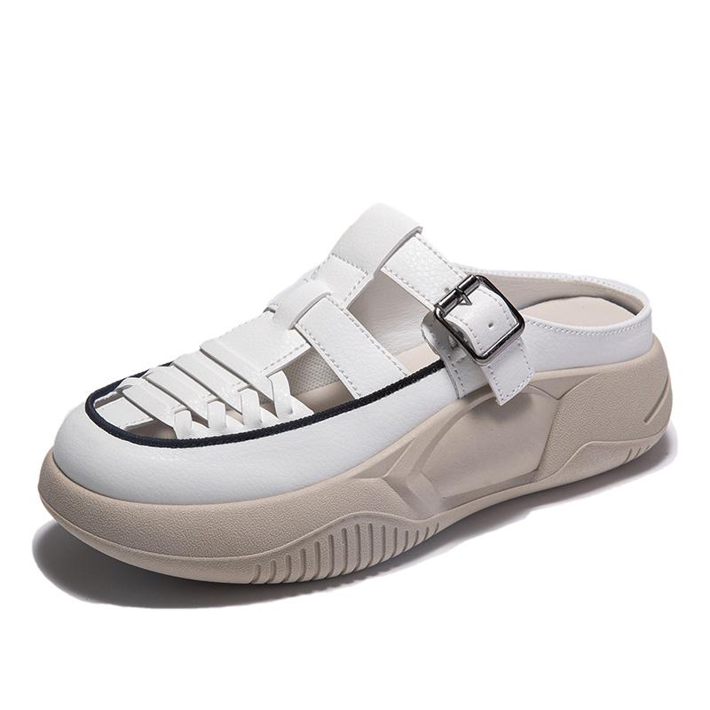 Женская обувь, летняя трендовая повседневная дышащая толстая подошва, все сандалии с увеличением, туфли на досках, размер 35–40