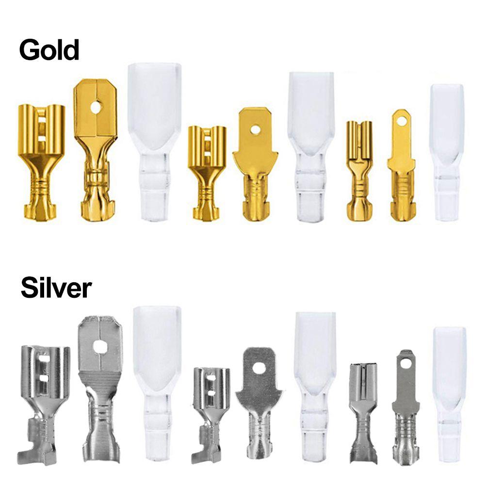 Kit Insulated Sheath Male Female Terminals Connector Insert Spade Plug Spring Wire Connectors