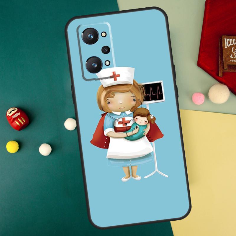 Medicine Doctor Nurse For Realme 15 10 11 12 13 14 Pro Plus C65 C67 C75 C63 C61 C55 C51 C53 C35 GT6 GT7 Pro Case