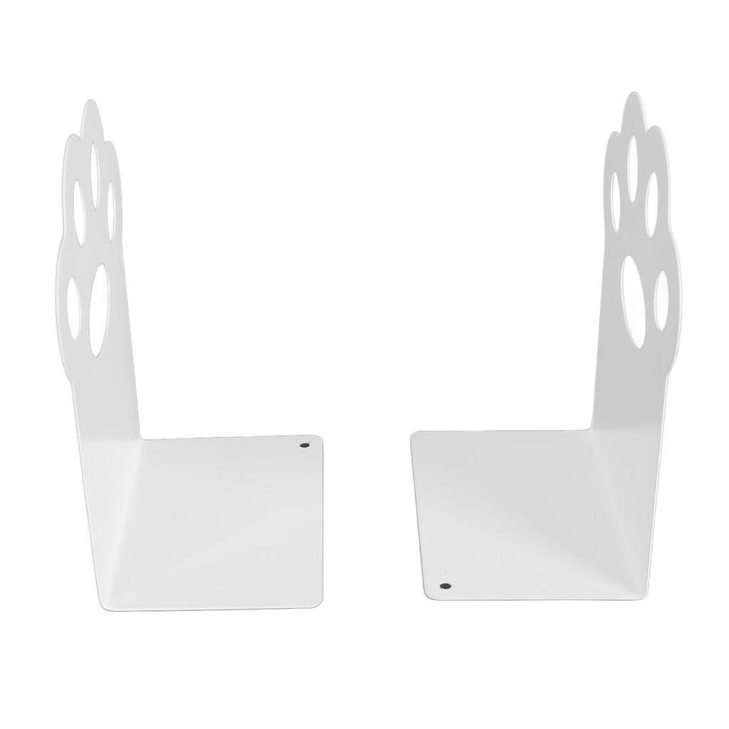 Metal Bookends Cartoon Cat Claw Decorative Desk Magazine Book Ends for Home School
