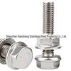 304 Stainless Steel Hex Flange Bolt and Nut Set M3/M4/M5