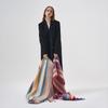 Fashion Colorful Striped Cashmere Scarf Women Winter Warm Scarves Thickened Rainbow Tassel Neck Shawl Versatile Female Muffler