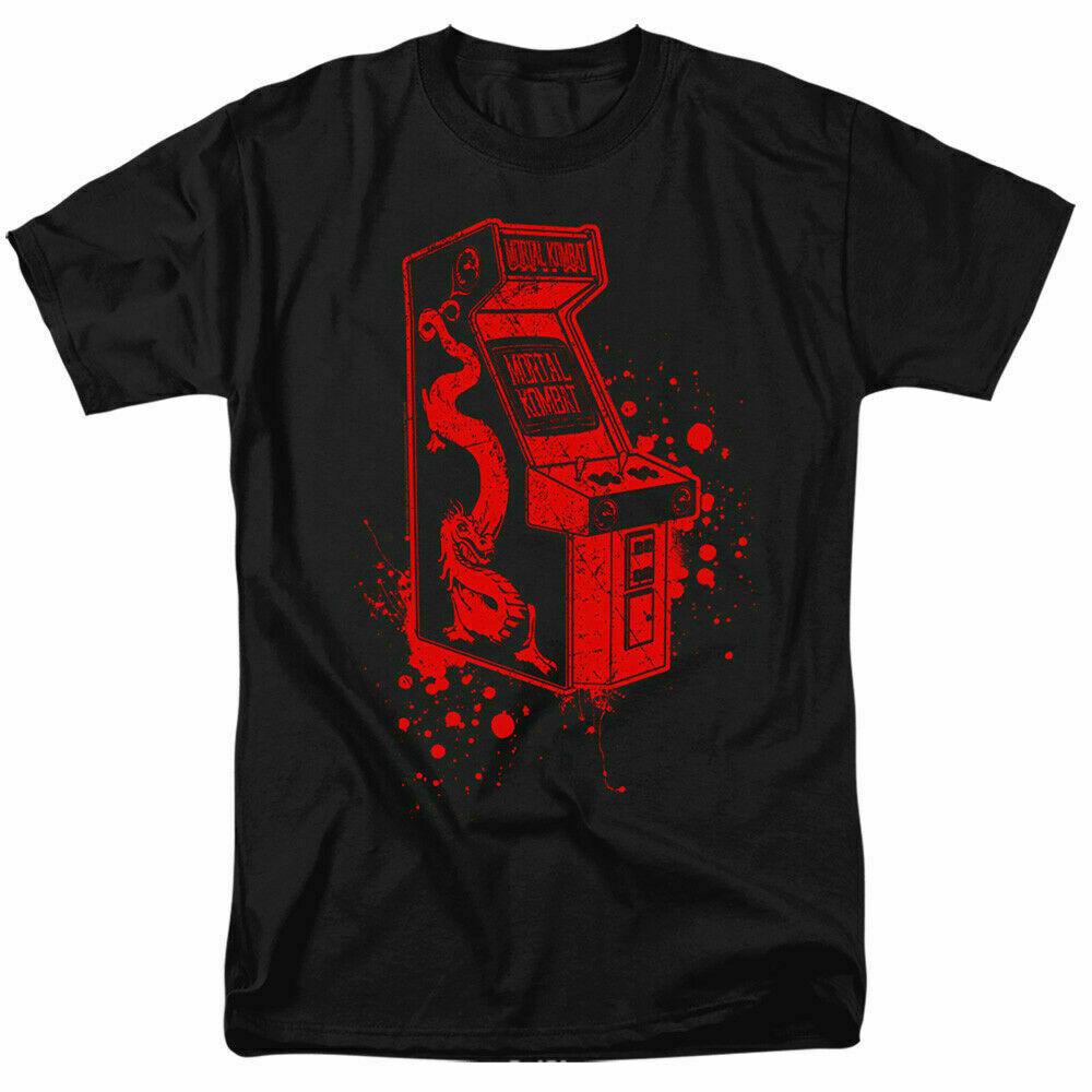 Mortal Kombat Arcade Game T Shirt Licensed Comic Book Video Game Tee Black