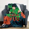 Custom 1pc Energy Burst Neon Art Blanket, Soft And Comfortable Blanket, Casual Warm, Camping Travel Blanket, Birthday Gift Q912120