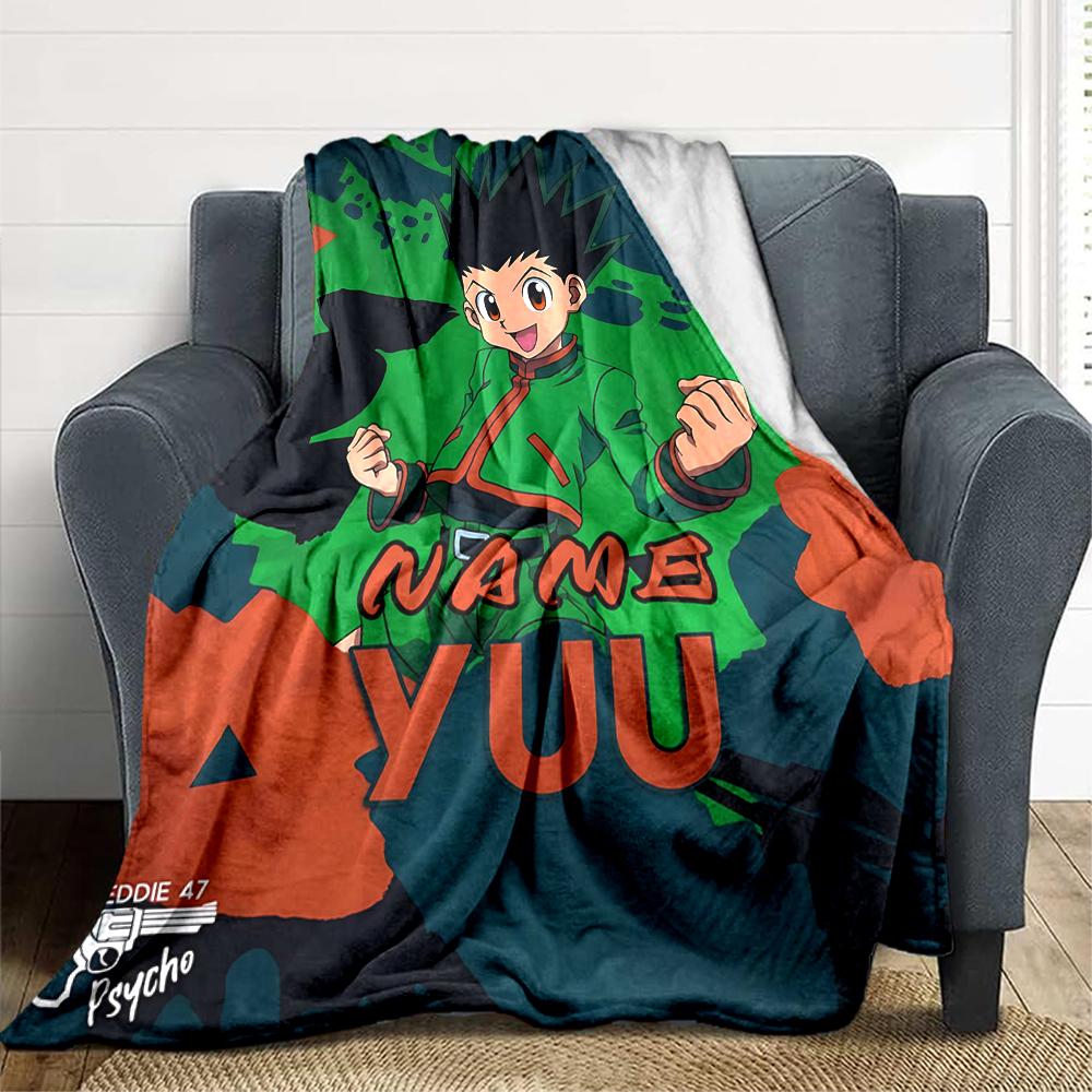 Custom 1pc Energy Burst Neon Art Blanket, Soft And Comfortable Blanket, Casual Warm, Camping Travel Blanket, Birthday Gift Q912120