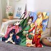 Japanese manga artist Koyoharu Gotouge's Demon Slayer blanket Soft and portable four season home bed,  office travel, lunch break, warm blanket K24