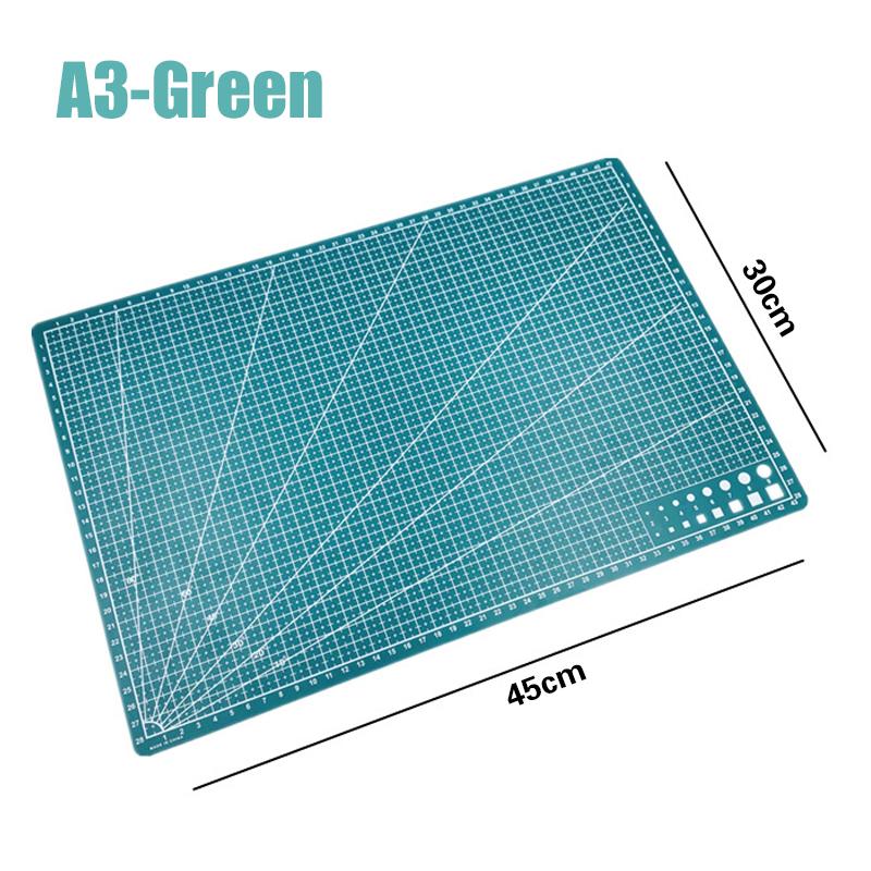 A3 A4 5 коврик для резки ПВХ верстак для лоскутного шитья, ручной нож для шитья, нож для гравировки, кожаная разделочная доска, односторонняя подкладка