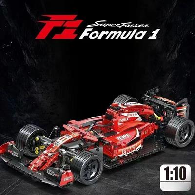 Город F1 Technic спортивные автомобили строительные блоки Формула 1 суперскоростной гоночный автомобиль MOC кирпичи игрушки для детей бойфренд подарки для мальчиков