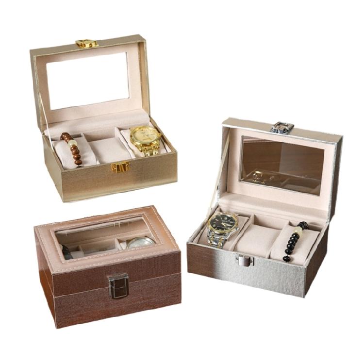 Органайзеры для дорогих часов Прозрачное окно для обзора Многоцелевой кейс-коробка для хранения украшений Премиальная композитная конструкция