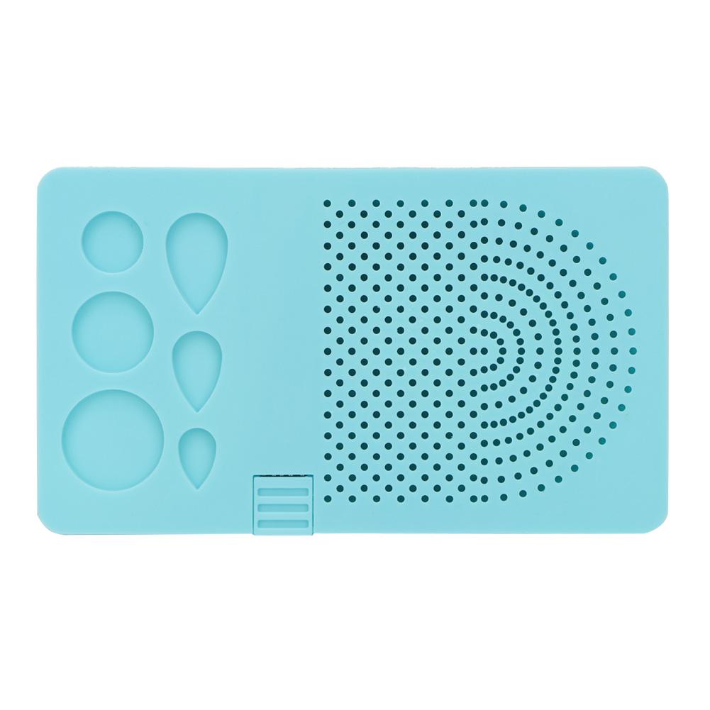 1 Set of Derivative Paper Winding Disc 20 Roots Needle Plate Grid Tool(Blue)