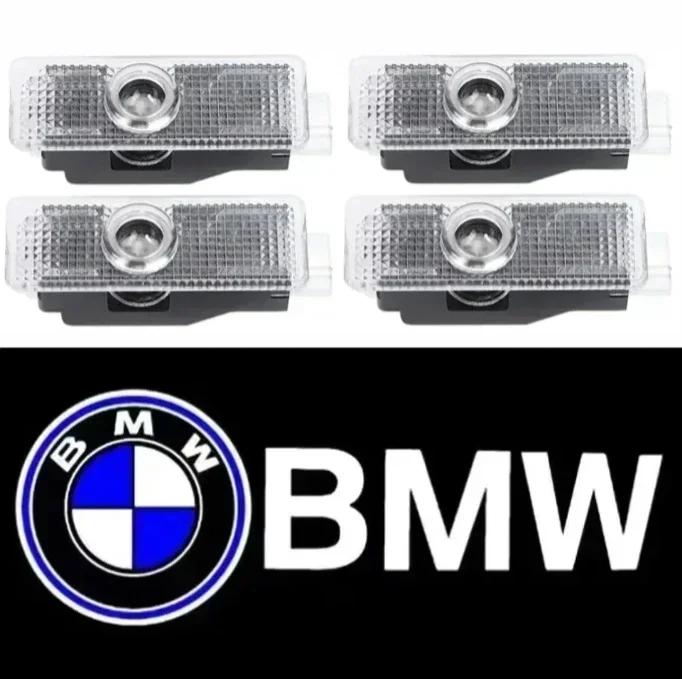 BMW GROUP 4Pcs Car LED HD Door Welcome Projector Laser Lamps For BMW E90 E60 E46 E93 F20 F21 F30 F31 F32 F33 F34 F15 F10 F01 F11
