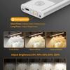 Night Light With Motion Sensor Rechargeable USB LED Strip Lights For Bedroom Bedside Table Kitchen Cabinet Lamp