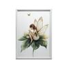 Poster Magic Fairy On Green Leaf Poster Magic Fairy On Green Leaf, 70X100 Cm, Frameless, Matte Paper 230 Gsm