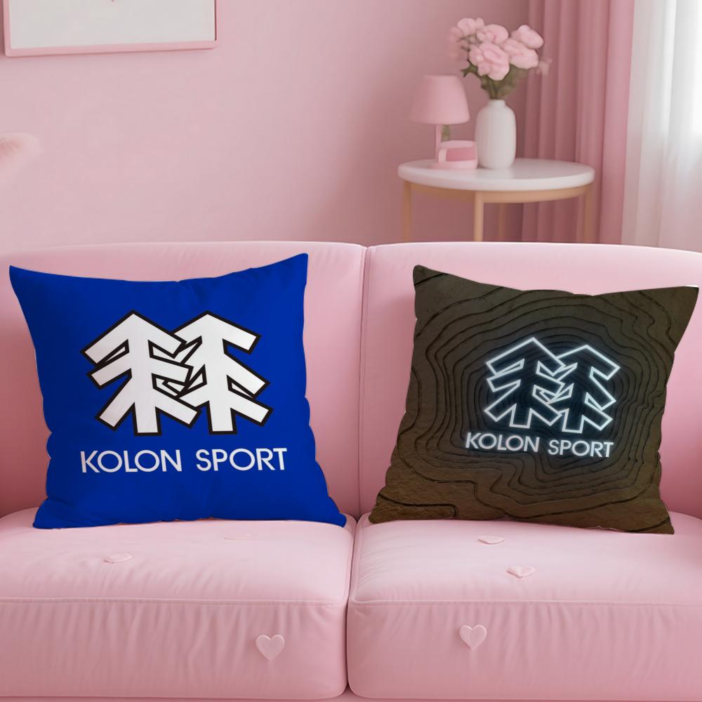 Stylish KKOLON SPORTful Cushion Cover Comfortable Reversible Pillow Cover Ideal for Car Sofa Bedroom Beyond