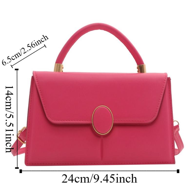Korean Style Crossbody Messenger Bags PU Leather Retro Crossbody Bag Square Shoulder Bag Girls