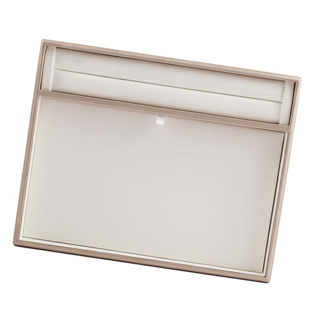 Штабелируемый лоток для ювелирных изделий из искусственной кожи, органайзер, ожерелье