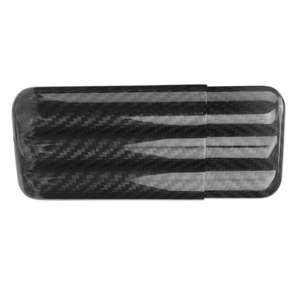 Carbon Fiber Cigar Case Humidors 3 Tubes Cigar Holder Storage Box Travel Case