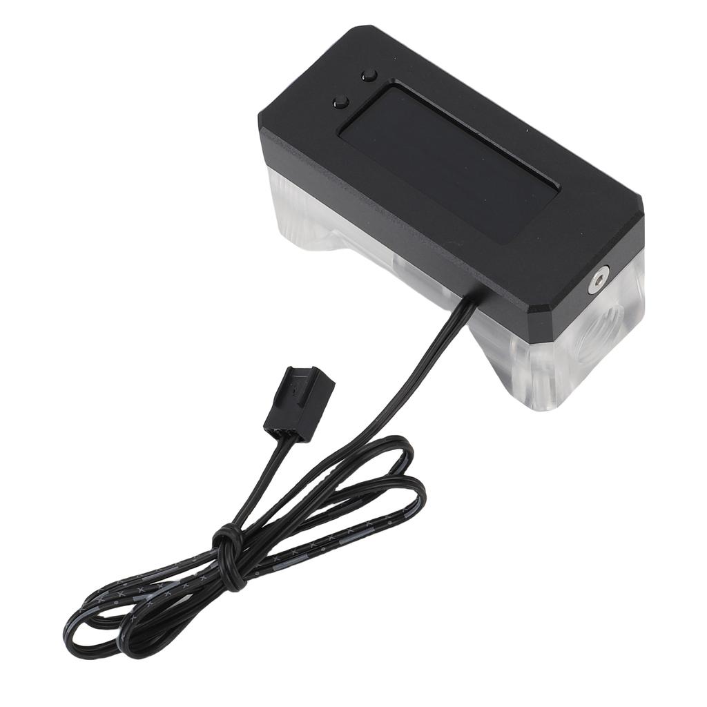 Сигнализация расходомера водяного охлаждения Многофункциональный алюминиевый сплав и акрил Высокая температура Низкие обороты Электронная вода