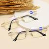 Men's Reading Glasses Anti Blue Light Resistant Bifocal Glasses Near and Far Degrees 1.0 To 4.0