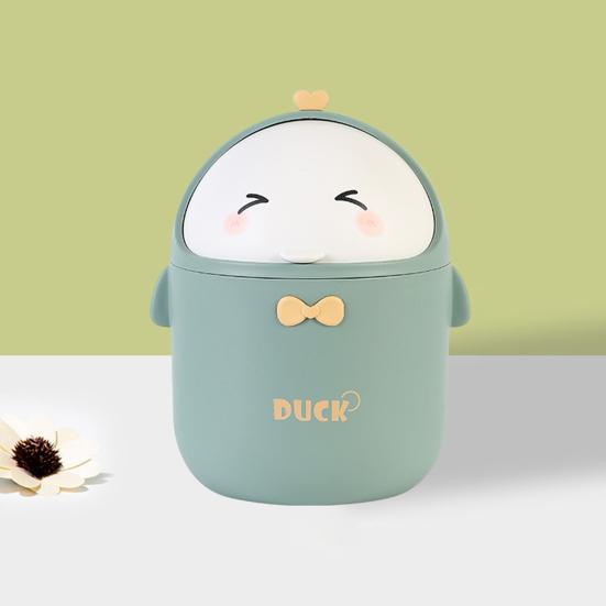 Настольный мусорный бак большой емкости очаровательный внешний вид компактный размер забавный мультяшный контейнер для мусора корзина для мусора товары для дома