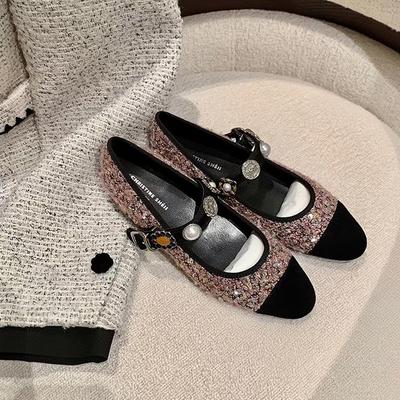 Женские балетки Мэри Джейн с ремешком на щиколотке, нескользящие, свадебные балетки, удобные нарядные туфли для женщин, туфли Мэри Джейн с круглым носком, повседневная обувь для ходьбы