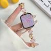 Ремешок из нержавеющей стали для Apple Watch 11 10 9 8 7 se 5 46мм 41мм 38 40мм женский браслет для iWatch Ultra 3 49мм 42 44 45мм