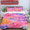 3pcs Duvet Cover Set (1*Duvet Cover + 2*Pillowcase, Without Core), Custom Name Care Bears Pattern Bedding Set, Home Bedroom Decor Gift