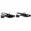 Отличные туфли-лодочки LOUIS VUITTON Romy Slingback Pump черный эмаль Женские 37.5 Б/у
