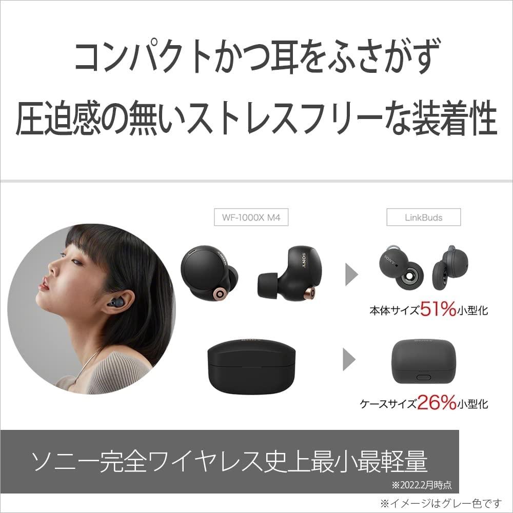 Sony LinkBuds: Полностью беспроводные наушники Компактные и легкие 4,1 грамма Полностью открытый стиль