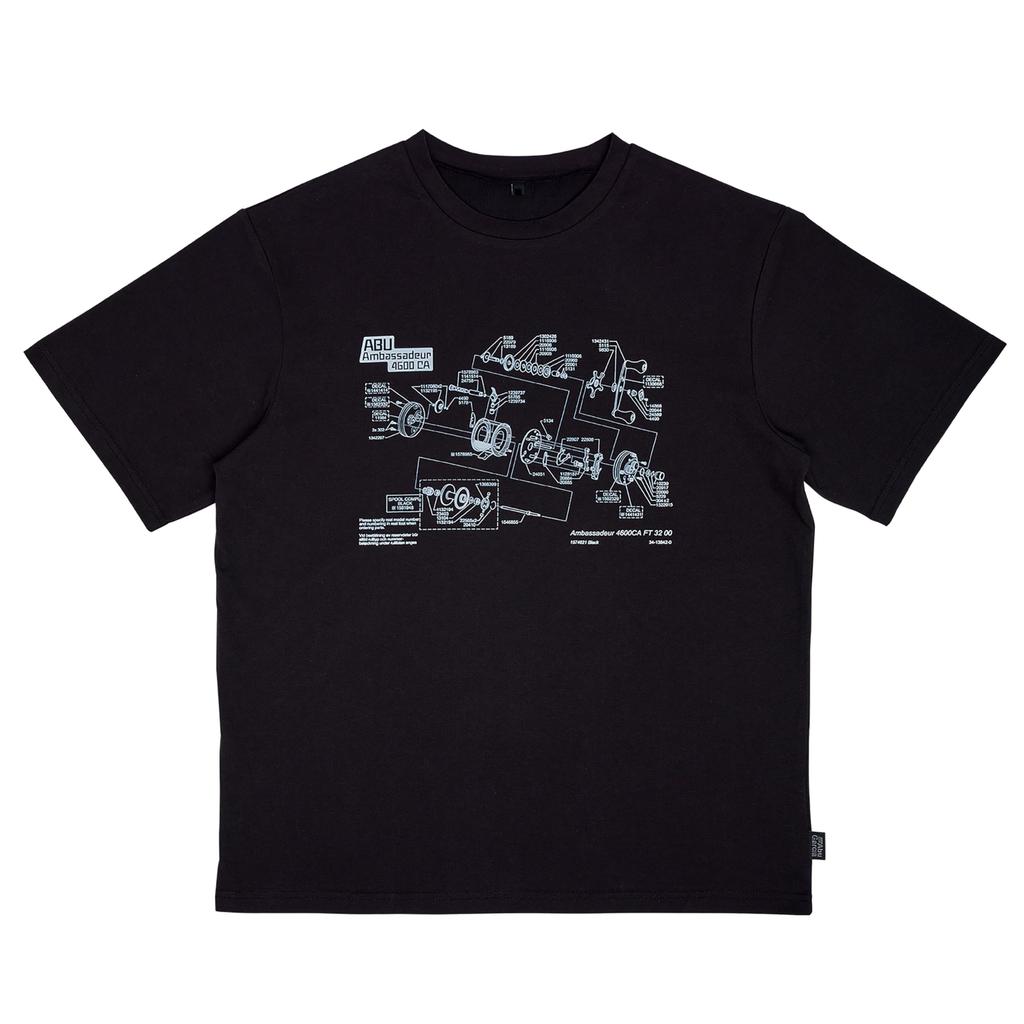 Abu Garcia Bug Off 4600CA Exploded View T Black XL