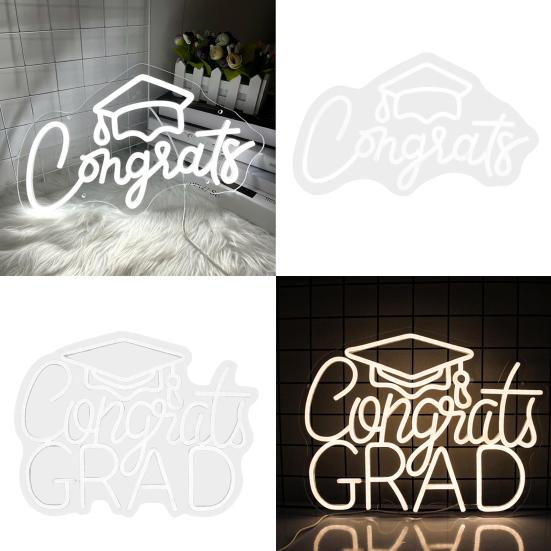 Светодиодный светильник Yousheng для выпускного сезона, неоновый свет, простая установка, регулируемая яркость, выпускной класс 2025 года, неоновая вывеска, украшение для вечеринки