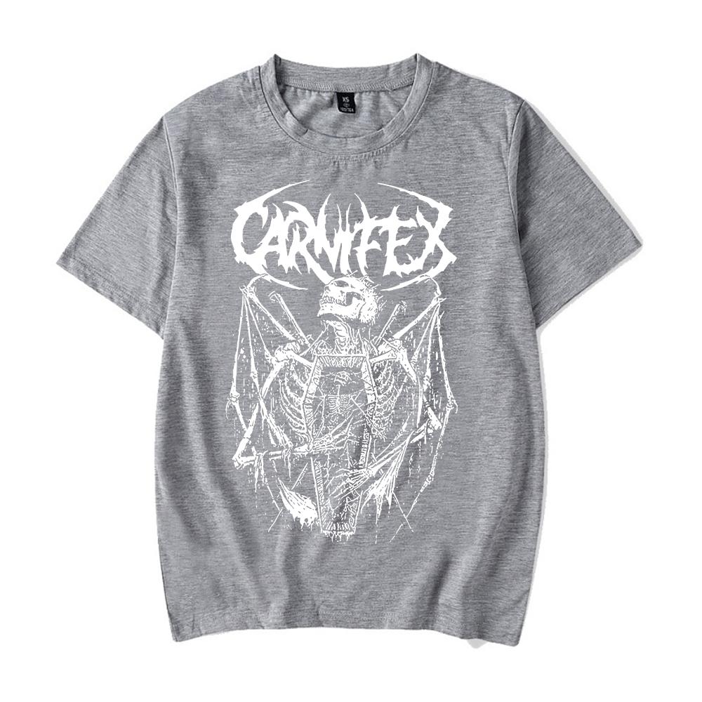 Summer Goth Acid TShirt Men Aesthetic Loose Unisex Tshirt Punk Dark Grunge Streetwear Gothic Top Harajuku Cotton Men's Clothing