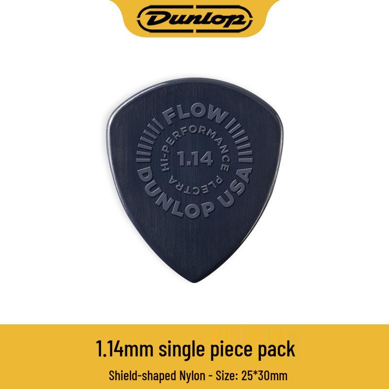Dunlop 541R FLOW Electric Guitar Pick: Nylon Non-slip, Wear-resistant for Speed Picking & Strumming.