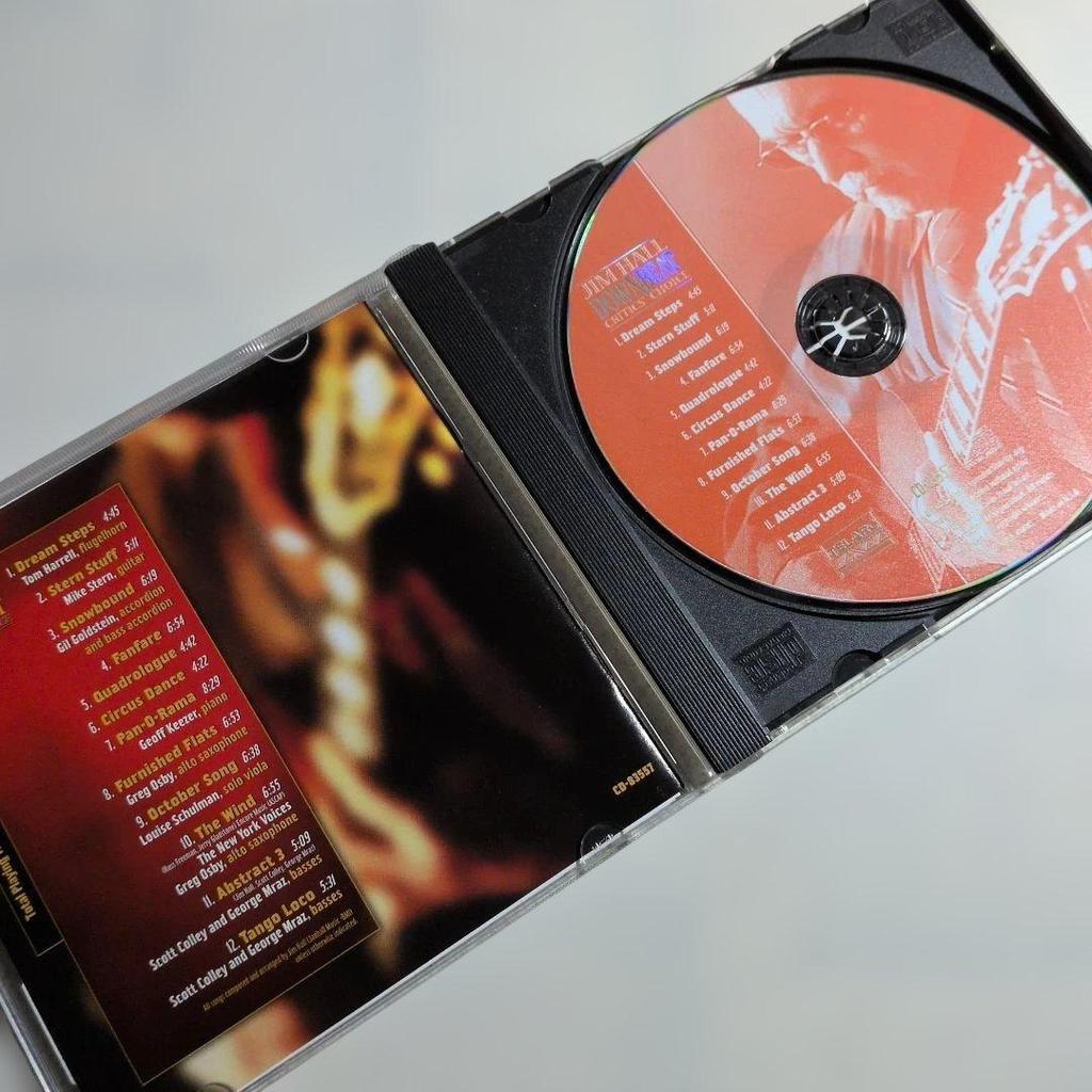 Б/у CD ДЖИМ ХОЛЛ ВЫБОР КРИТИКОВ DOWNBEAT