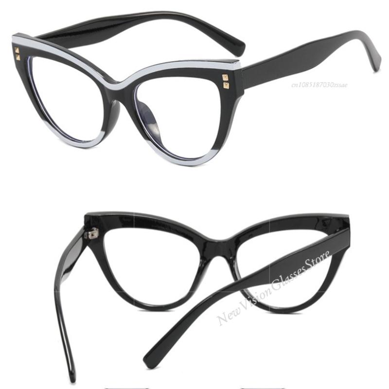 Женские модные большие очки для чтения унисекс роскошный дизайн пресбиопия плюс диоптрии ретро модные очки для дальнего зрения 0+4.0