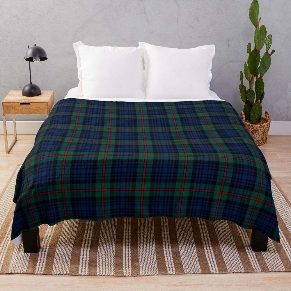 Clan MacKinlay Tartan Throw Blanket