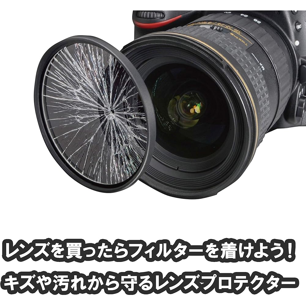 Kenko 82mm Lens Filter PRO1D Protector, Slim Frame, Made in Japan, 252826
